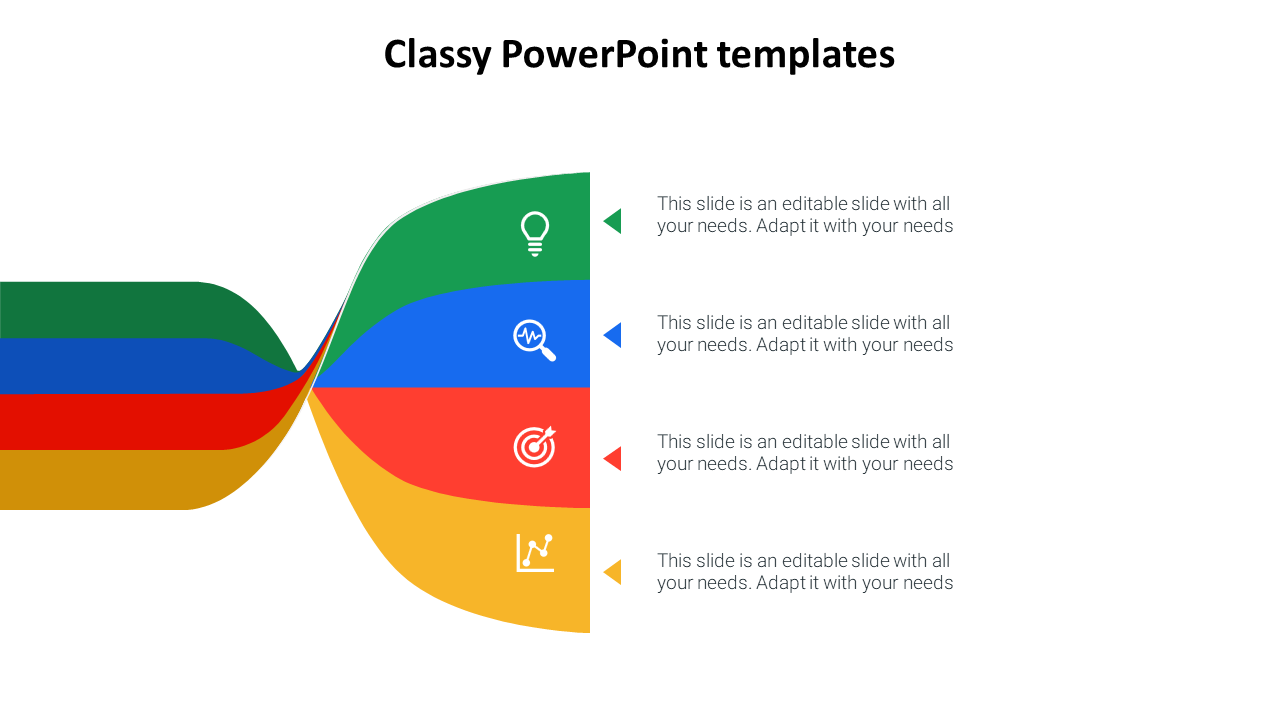 Multi-Color Innovative Classy PowerPoint Templates Slide